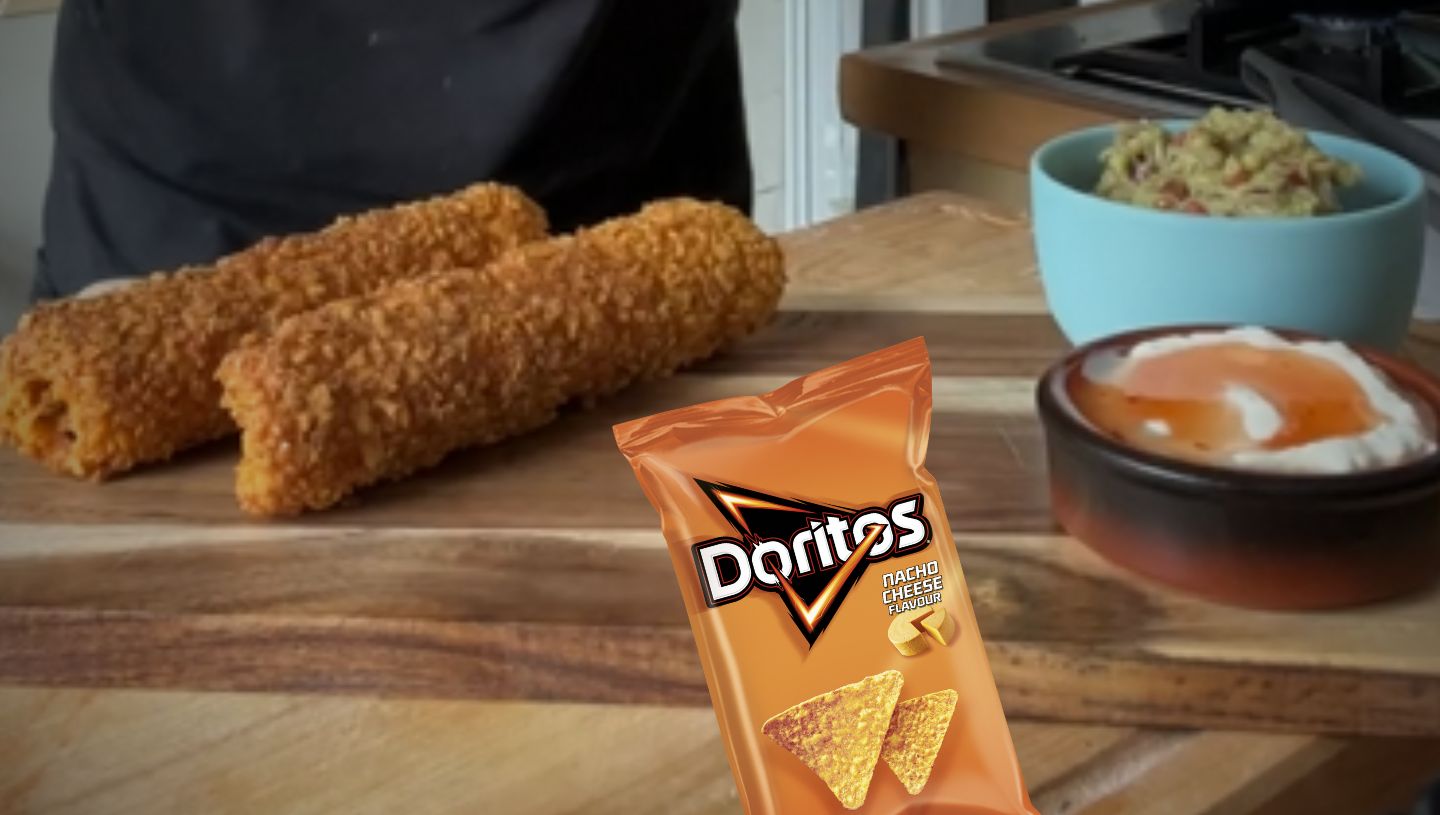 Taquito's in een Doritos Jasje